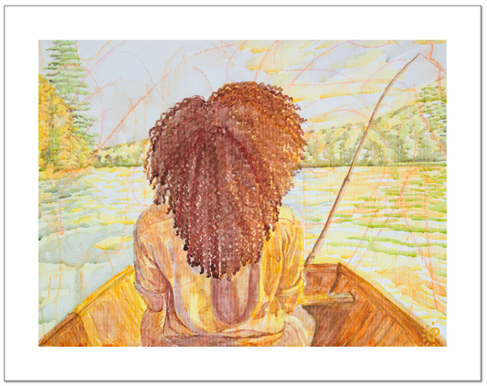 Gone Fishin' Fine Art Giclee Print